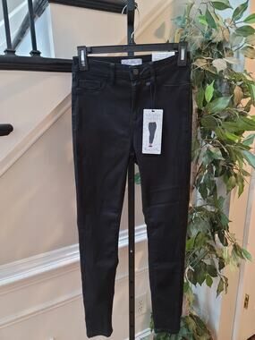 Thread & Others Sculpted High Waist Skinny Fit Jeans Women's Size 3/26 Black